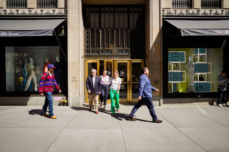 Gary Simmons sørget for åpne dører for Lillelam hos Saks Fifth Avenue. Foto Melissa Hegge