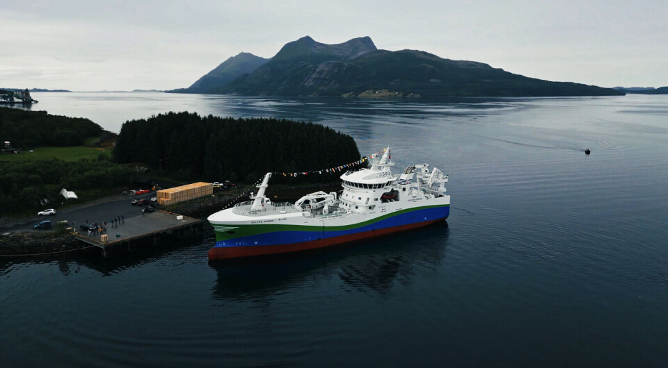 PIONERSKIP: Nye Selvåg Senior bruker rekordlite energi og bidrar til forskning på energieffektivitet. Foto Innovasjon Norge